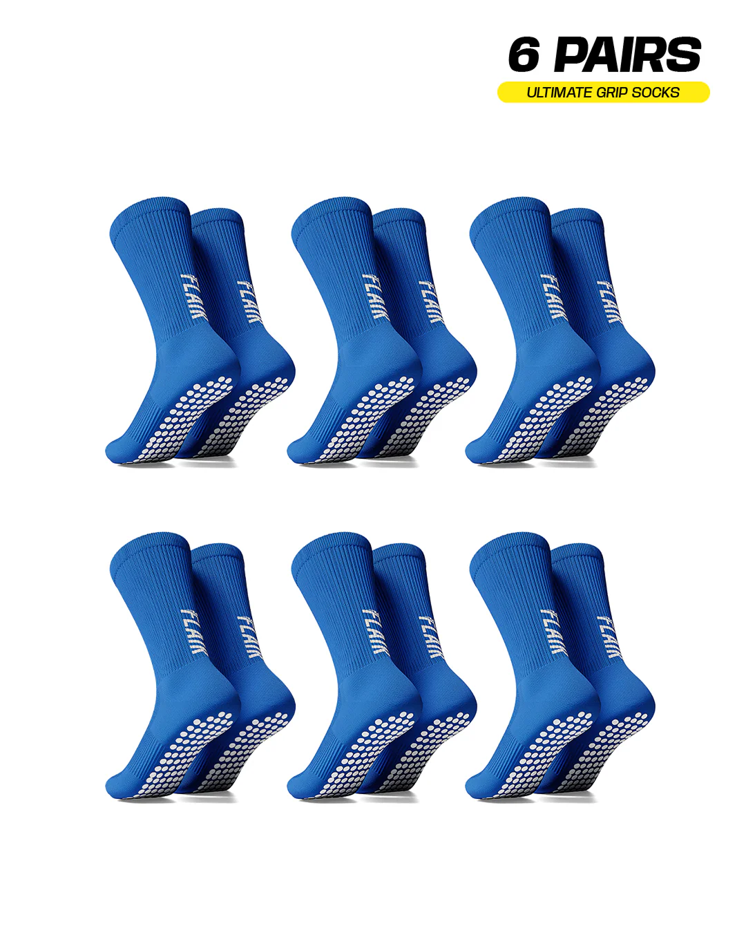6-Pack - Pro Grip Socks - Image 3